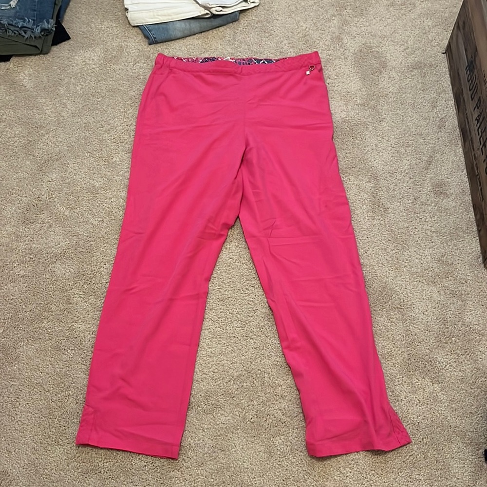 Vera Bradley scrub bottoms in hot pink!
